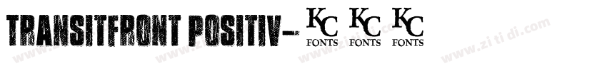 TransitFront Positiv字体转换